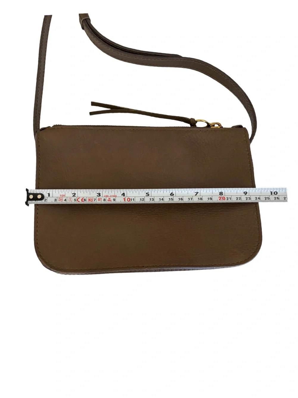 Madewell Olive Green The Simple Leather Zip Top Crossbody Bag  Purse